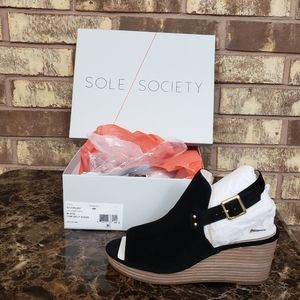 Sole Society Ceiliah Wedge Sandals  9M New…